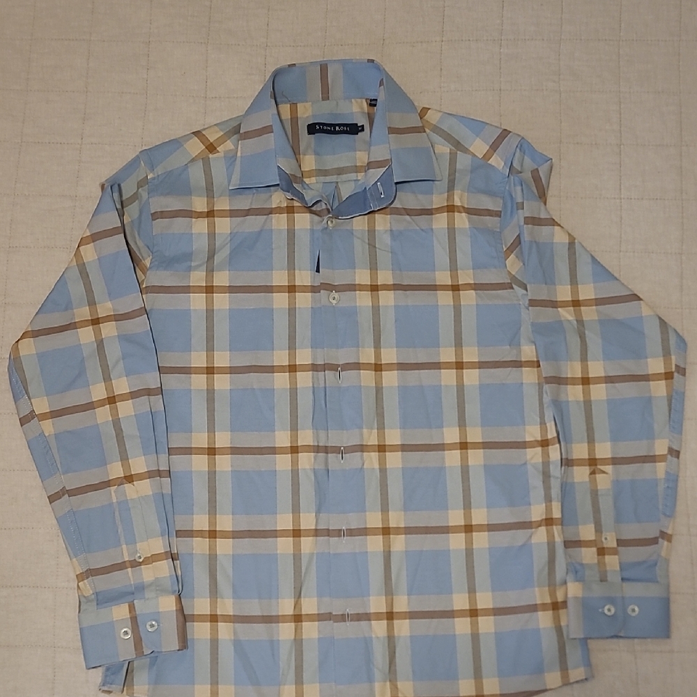 MD Stone Rose Button Down LS